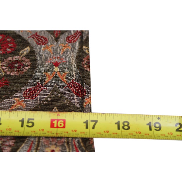 Boho Chic Turkish Green Throw Pillow For Sale In New York - Image 6 of 8