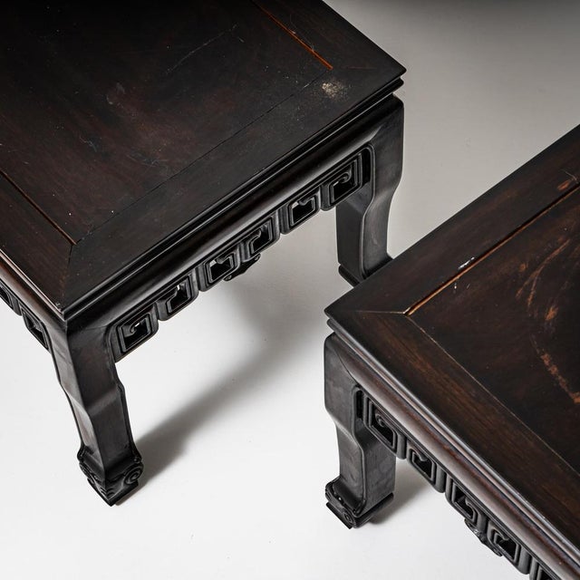 Chinese Side Tables, Set of 2 For Sale - Image 4 of 10