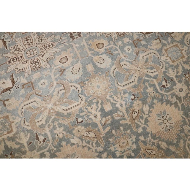 Persian Persian Malayer Sea Foam Color Rug rug no.j4366 For Sale - Image 3 of 14