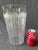 Large Vintage Clear Etched Crystal Vase For Sale - Image 12 of 18