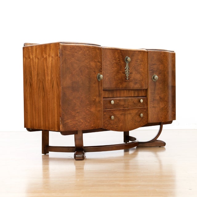 Mid Century Cocktail Cabinet Credenza by Beautility Furniture For Sale In Los Angeles - Image 6 of 10