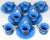Antique Chinese Export Cornflower Blue Peking Glass Demitasse Service Fourteen Piece Set This striking fourteen-piece...
