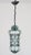 Set of 2 Rare Blu Acuqamarine Vintage Venetian Lantern, Murano Glass, 1970s For Sale - Image 6 of 12