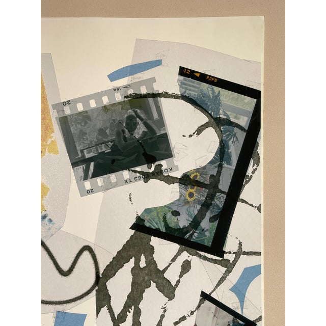 Early 21st Century ”Summer Flowers” Abstract Expressionist Photo Collage Print by Peter Astrom For Sale - Image 10 of 13