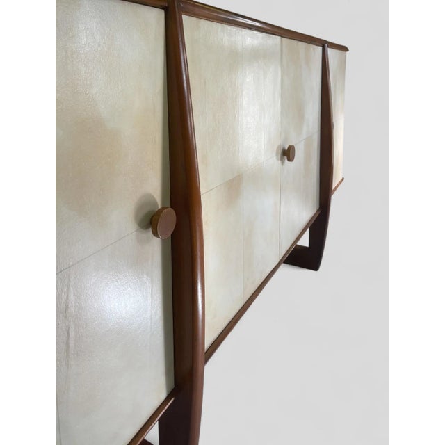 Italian Art Deco Sideboard in Parchment, 1940s For Sale - Image 15 of 18