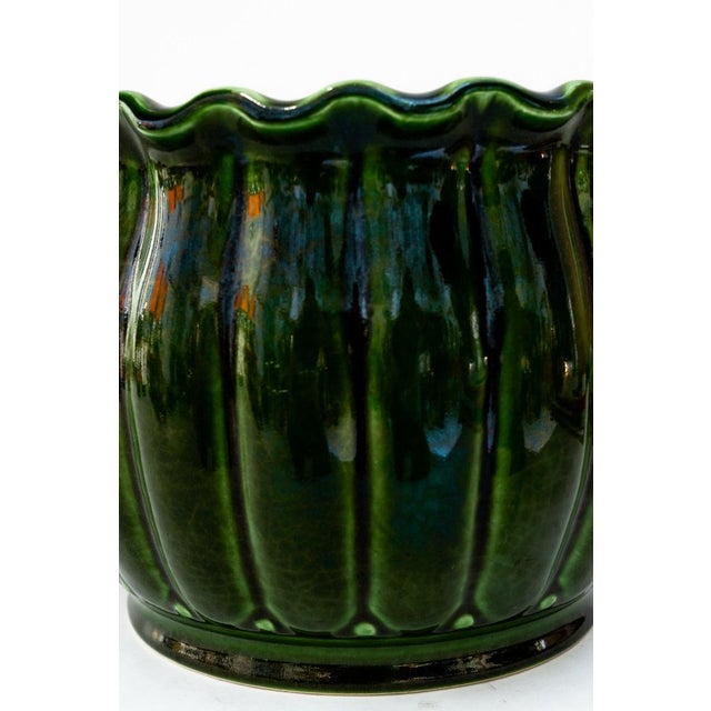 1920s Art Deco Ceramic Flower Pot, Vienna, 1920s For Sale - Image 5 of 8