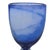 Late 20th Century Mexican Hand-Blown Cobalt Blue Wine Goblets With Aqua Stems 8" - Set of Six For Sale - Image 13 of 15
