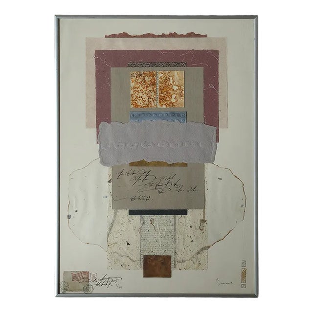 Composition, Color Lithograph on Fabriano Paper, Framed For Sale