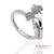 18k(750) Solid White Gold Natural Diamond Hoop Earrings, A Pair For Sale In New York - Image 6 of 13