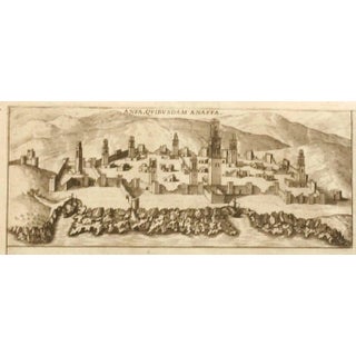 Franz Hogenberg - Map of Casablanca - Etching - 16th Century For Sale