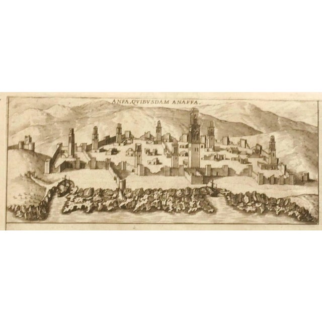 Franz Hogenberg - Map of Casablanca - Etching - 16th Century For Sale