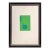 Green Abstraction, Unknown Artist Monoprint, Signed R.S. For Sale