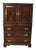 1990s Stickley Solid Cherry High Cabinet For Sale