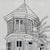 Illustration The Artist House, Key West Original Pen & Ink Drawing Signed 2001 For Sale - Image 3 of 12
