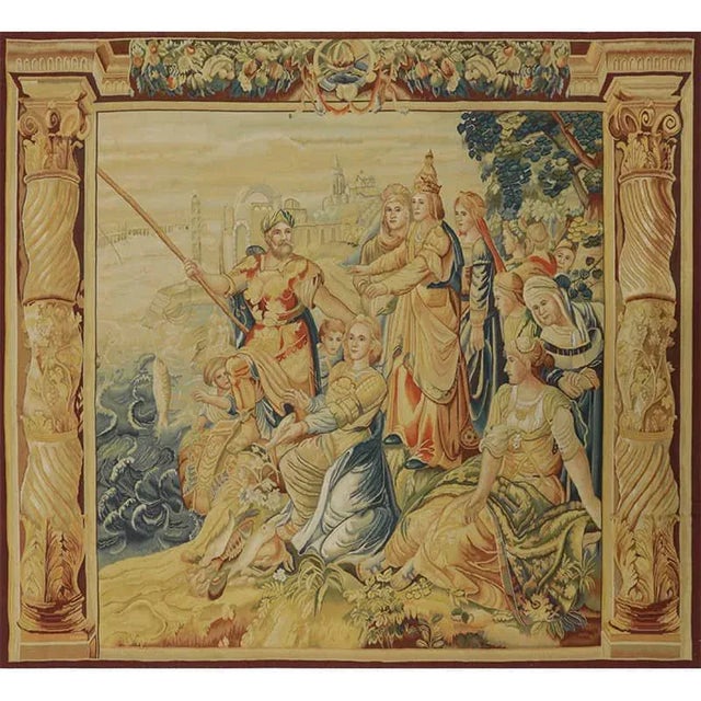 1990s 16th Century Recreation “King Fisher” Tapestry For Sale - Image 9 of 9