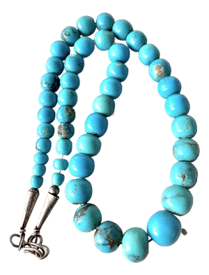 Vintage Native American Turquoise Beaded Necklace