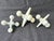 1990s Off White Cast Iron Jacks Set of 3 Decorative Objects For Sale - Image 11 of 17