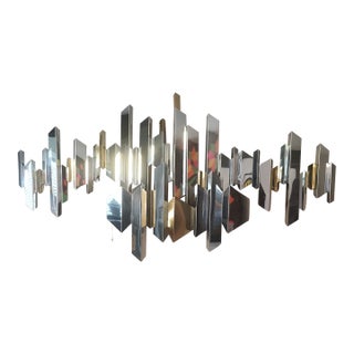 Curtis Jeré Cityscape Wall Sculpture For Sale