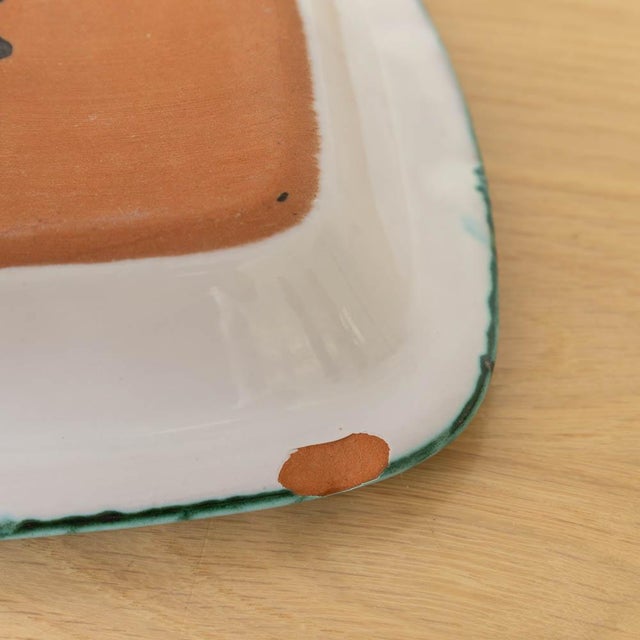 1950s French Ceramic Dish by Robert Picault, Vallauris For Sale - Image 12 of 13
