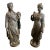 19th Century Antique French Bronze Sculptures of Women with Masks - Set of 2 For Sale