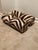 English Ralph Lauren Home Zebra Print Bolster Pillows – Pair – Foam Inserts – Like New For Sale - Image 3 of 4