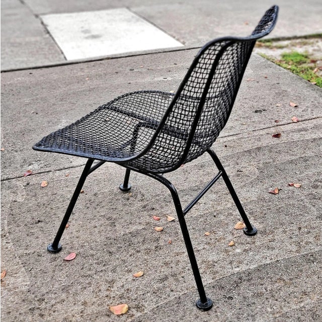 Woodard Furniture Co. Low 'Sculptura’ Side Chairs by Russel Woodard for Woodard Furniture For Sale - Image 4 of 4