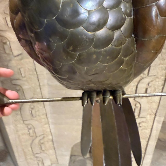 Mid-Century Modern Bustamante Style Parrot Hanging Sculpture For Sale - Image 13 of 13
