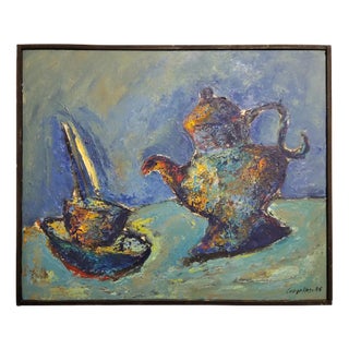 Pep Canyelles, Composition, 1986, Mixed Media on Canvas For Sale