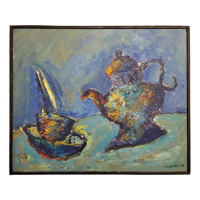 Pep Canyelles, Composition, 1986, Mixed Media on Canvas For Sale