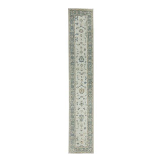 Turkish Oushak Runner Rug 2'10" x 16'3" #17907 For Sale