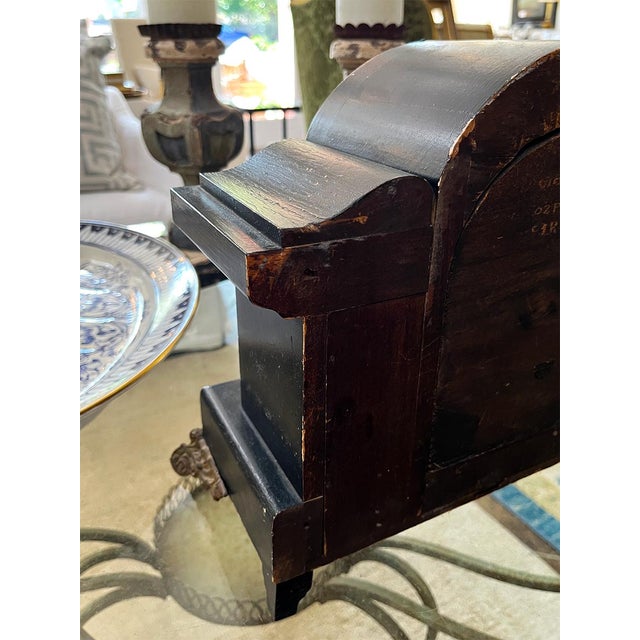 Late 19c Mantle Clock For Sale - Image 4 of 5