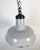 Gray Industrial Grey Enamel Factory Pendant Lamp, 1960s For Sale - Image 8 of 17
