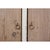 White Farmhouse Pine Bookcase with Glass Doors and Weathered Wood Base For Sale - Image 8 of 10