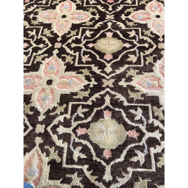 Late 20th Century Vintage Turkish Pastel Oushak Rug-10’3’x13’11" For Sale - Image 5 of 13