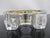Waterford Crystal & Brass Menorah Holiday Chanukah Candle Holder Original Box For Sale - Image 12 of 14