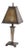 1925 Arts & Crafts Bronze Table Lamp with Bronze Pyramidal Shade For Sale