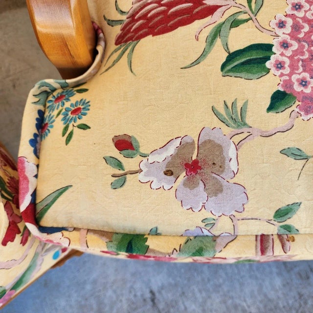 Antoinette Lounge Chairs Tropical Floral Pair For Sale - Image 18 of 18