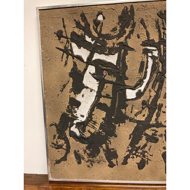 Italian Abstract Expressionist Painting by Ugo Sterpini, Signed and Dated 1958 For Sale In Miami - Image 6 of 12