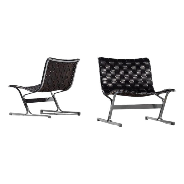Luar Lounge Chairs by Ross Littel for ICF De Padova, 1965, Set of 2 For Sale