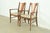 Broyhill Brasilia Broyhill Brasilia Mid-Century Modern Sculpted Walnut Armchairs, Pair For Sale - Image 4 of 13