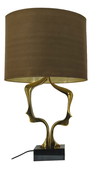 Vintage Bronze Table Lamp from Willy Daro, 1970s