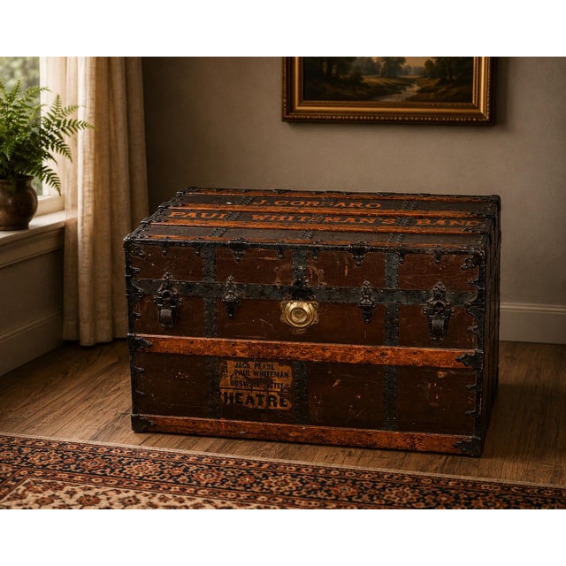 C.A. Taylor Touring Trunk of John B. Cordaro, Paul Whiteman Orchestra Reed Player, C. 1930s For Sale - Image 11 of 11