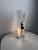 Vintage Italian Table Lamp in White Glass, 1980s For Sale - Image 3 of 8