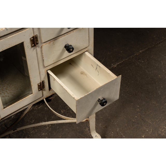 Early 20th Century Medical Sideboard Cabinet With Mirror For Sale - Image 14 of 18