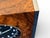 Linley Walnut Burl and Chrome Dual-Time Desk Clock, 2005 For Sale - Image 6 of 18