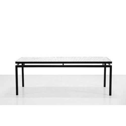 Metal Dutch Modernist Mosaic Coffee Table from Artimeta, 1950s For Sale - Image 7 of 7