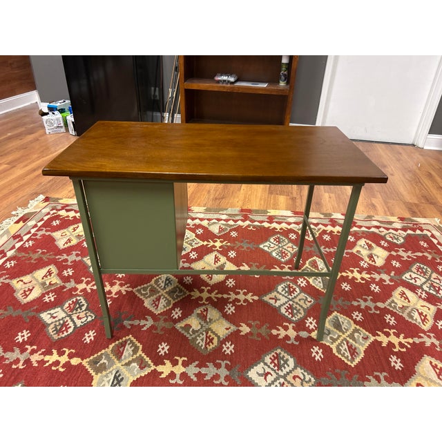 Mid-Century Modern Mid Century Modern Desk (With Chair Included) For Sale - Image 3 of 12
