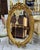 French Oval Wall Mirror – Hand Carved Gold Leaf Frame With Ornate Floral Details For Sale - Image 4 of 4