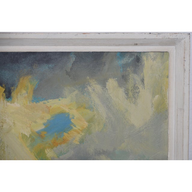 Impressionist August Philipp Henneberger (German, 1902-1980) Illuminated Path Oil Painting C.1950 For Sale - Image 3 of 8