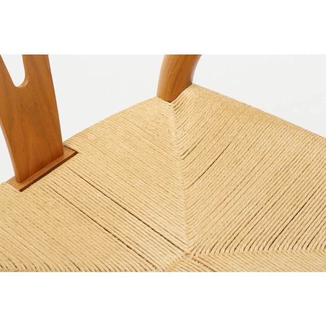 CH24 Wishbone Chairs by Hans J. Wegner for Carl Hansen and Son, Denmark, 1950s, Set of 4 For Sale - Image 6 of 7